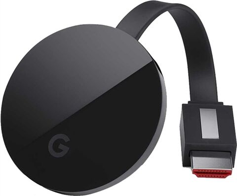 Refurbished: Google Chromecast Ultra W/ Power Ethernet Adapter, B