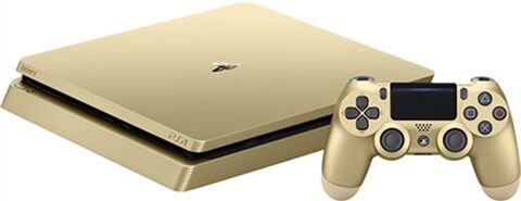 Refurbished: Playstation 4 Slim 500GB Gold (With 1 Gold Pad), Unboxed