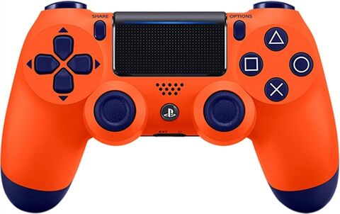 Refurbished: PS4 Official Dual Shock 4 Sunset Orange Controller (2017)