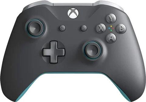 Refurbished: Xbox One Official Grey/Blue Wireless Controller