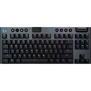 Refurbished: Logitech G915 Lightspeed Wireless RGB Keyboard (Tactile) - Black, B
