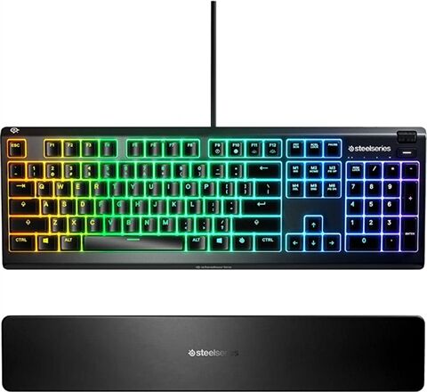 Refurbished: SteelSeries Apex 5 Mechanical RGB Gaming Keyboard, B