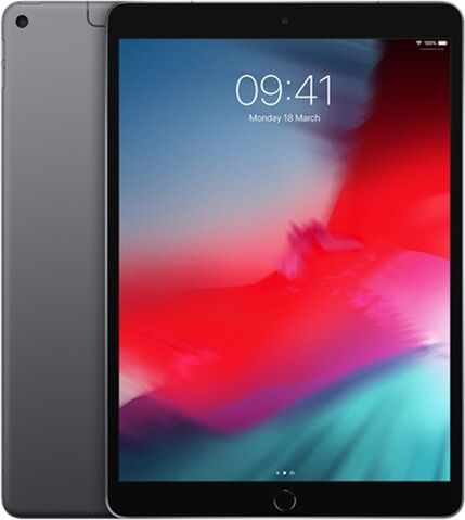 Refurbished: Apple iPad Air 3rd Gen (A2123) 10.5� 64GB - Space Grey, Unlocked C