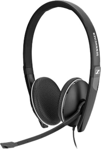 Refurbished: Sennheiser SC160 USB Binaural On-Ear Headphones - Black, B