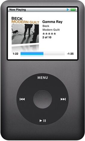 Refurbished: Apple iPod Classic 6th Generation 120GB - Black C