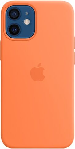 Refurbished: Apple iPhone 12 mini Silicone Case with MagSafe - Kumquat