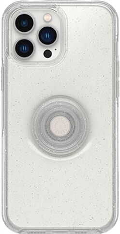 Refurbished: OtterBox Otter + Pop Symmetry Case for iPhone 13 - Clear Pop