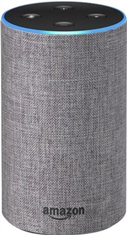 Refurbished: Amazon Echo 2nd Gen (XC56PY) - Heather Grey Fabric, B