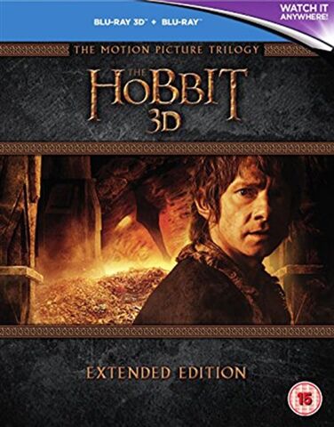 Refurbished: Hobbit, The: Extended Trilogy (3D+Blu ray)  15 Disc