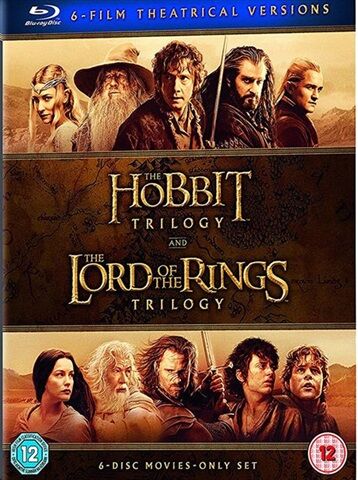 Refurbished: Hobbit Trilogy & Lord Of The Rings Trilogy (12) 6 Disc