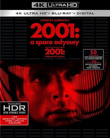 Refurbished: 2001, A Space Odyssey 4K UHD+BR 1968 3 Disc