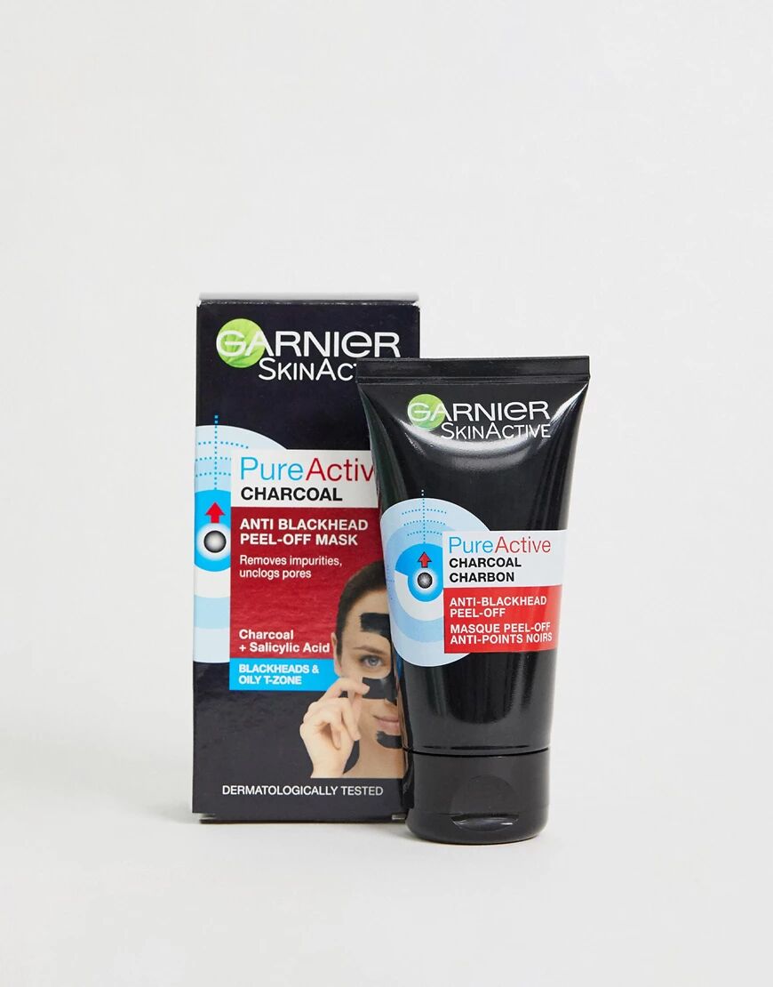 Garnier Pure Active Charcoal Anti Blackhead Peel Off Mask-No colour  - Size: No Size
