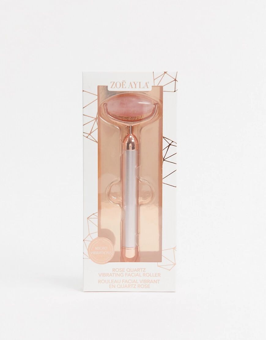 Zoe Ayla vibrating quartz crystal facial roller-Pink  - Size: No Size