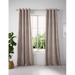 Marks & Spencer Chenille Eyelet Curtains - Cream Mix  Drop 229cm,W135cm