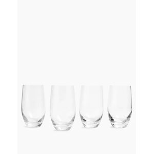 Marks & Spencer Set of 4 Barrel Large Highball Glasses - Clear