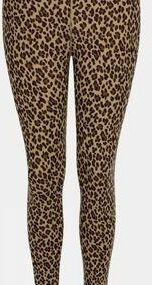 Varley Womens Century Legging 2.0 25" Coffe Cheetah Size: (L)