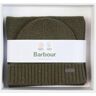 Barbour Mens Carlton Fleck Beanie and Scarf Gift Set Dk Green Size: (One Size)