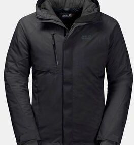 Jack Wolfskin Mens Troposphere Jacket Black Size: (L)