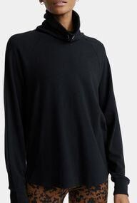 Varley Womens Adkisson Long Sleeve Top Black Size: (L)