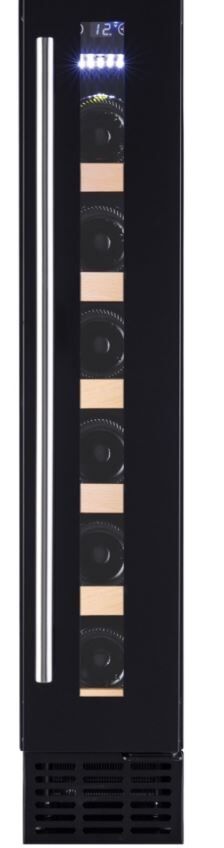 Amica AWC150BL Freestanding slimline Wine Cooler - Black