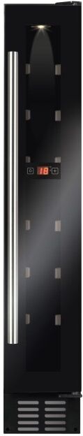 CDA FWC153BL 15cm Freestanding Under Counter Slimline Wine Cooler