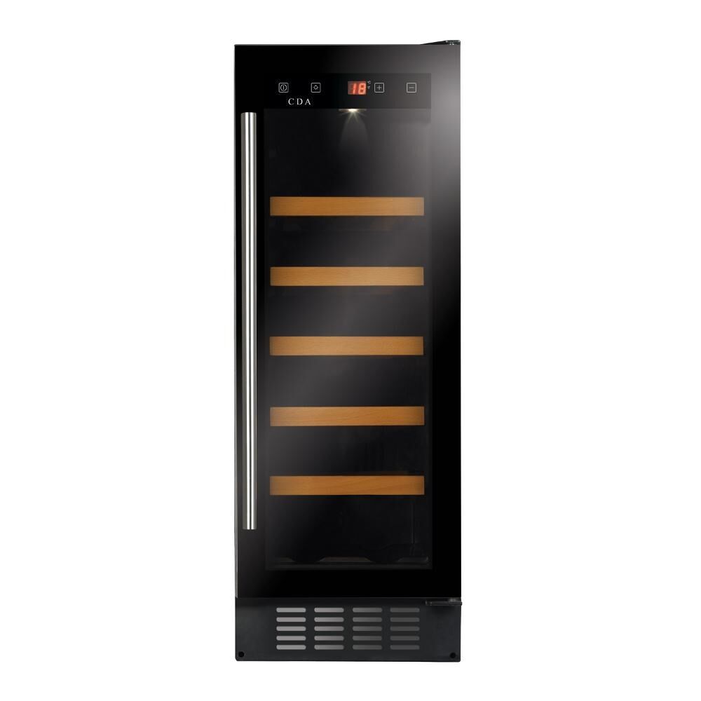 CDA FWC304BL 30cm Freestanding Undercounter Slimline Wine Cooler