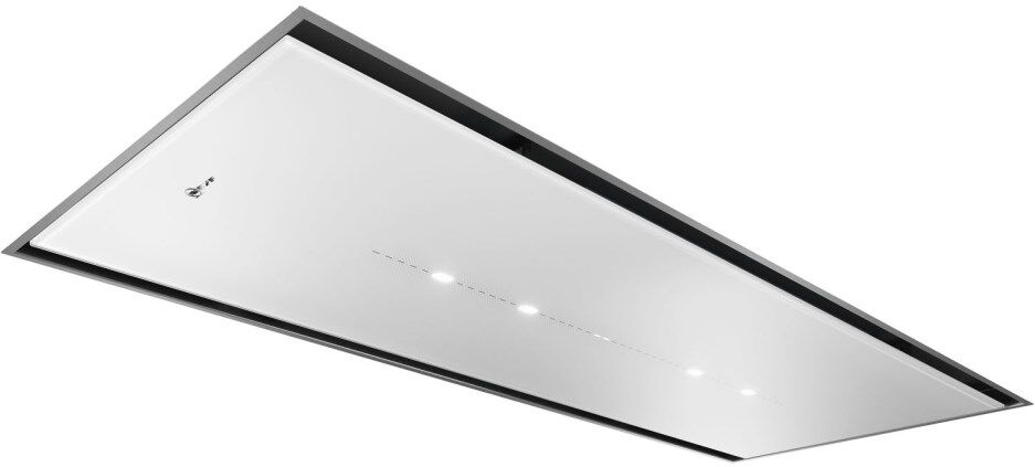 Neff I25CBS8W0B 120cm Ceiling Cooker Hood White Glass