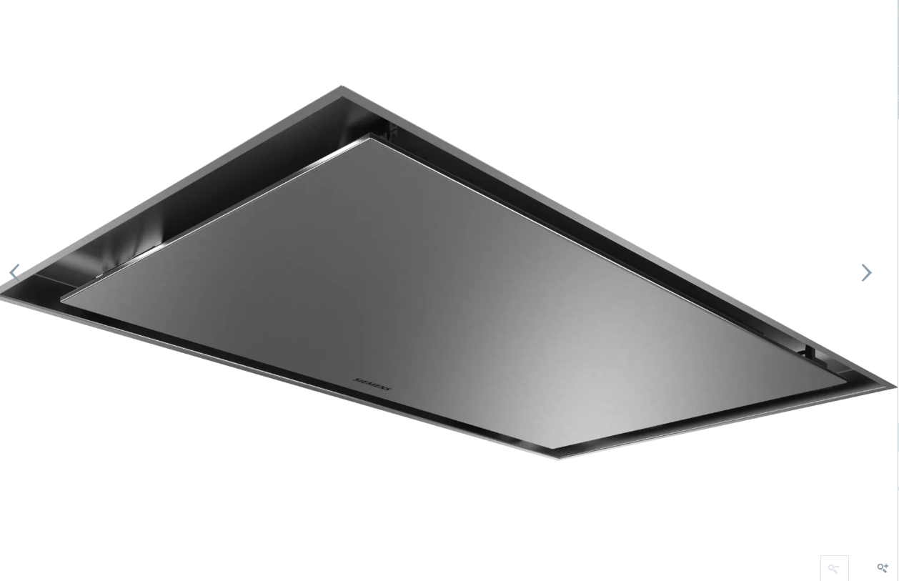 Siemens LR97CAQ50B 90cm Ceiling Cooker Hood Stainless Steel