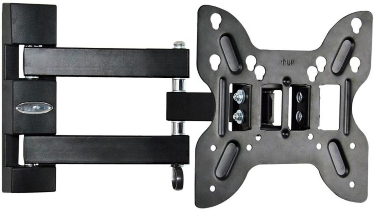 Ttap TTD202DA 200X200 Full Motion Double Arm Bracket Fits Up To 43" TV - Black