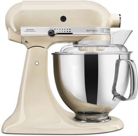 KitchenAid 5KSM175PSBAC Artisan 4.8L Stand Mixer - Almond Cream