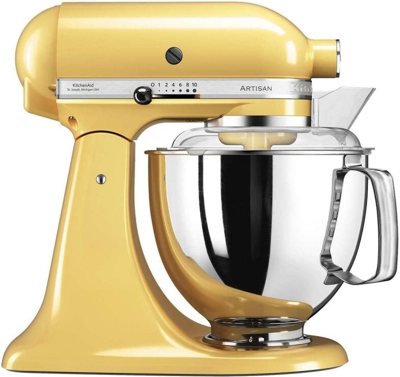 KitchenAid 5KSM175PSBMY  Artisan 4.8L Stand Mixer Majestic Yellow