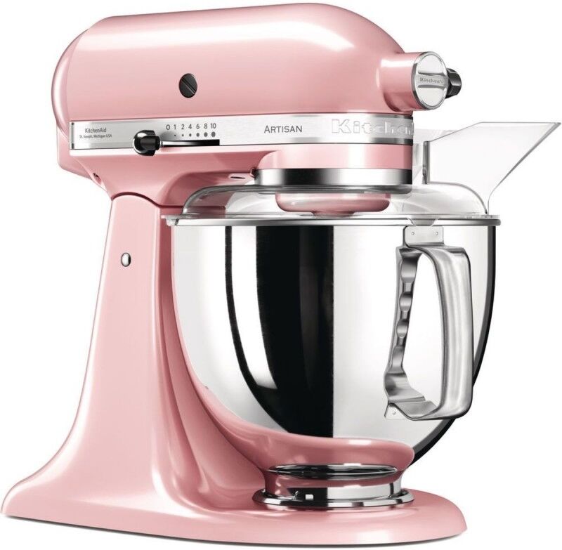 KitchenAid 5KSM175PSBSP Artisan 4.8L Stand Mixer Silk Pink