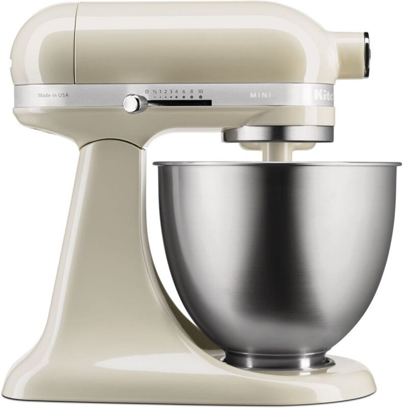 KitchenAid 5KSM3311XBAC 3.3L Mini Tilt-Head Stand Mixer Almond Cream