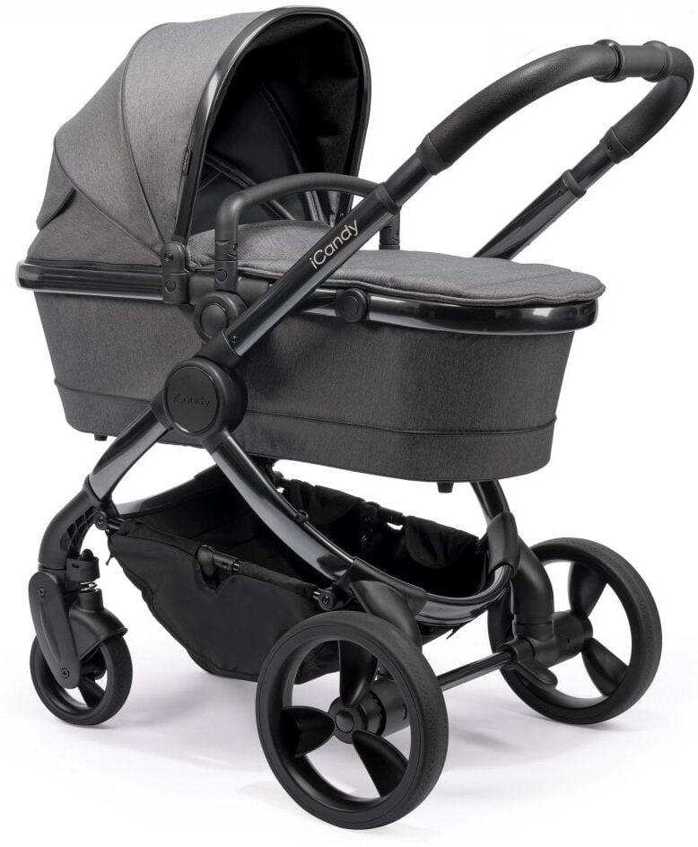 iCandy IC2213 Peach Pushchair and Carrycot - Phantom Dark Grey Twill