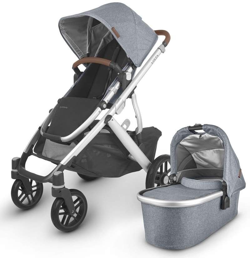 Uppababy 0320-VIS-UK-GRG Vista V2 Pushchair & Carrycot - Gregory