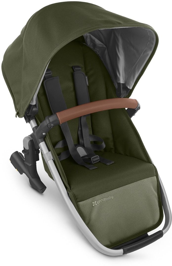 Uppababy 0920-RBS-UK-HZL Rumble Seat 2- HAZEL (olive/silver/saddle leather)