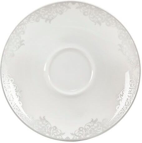 Denby 359010002 Monsoon Filigree Tea Saucer -Silver