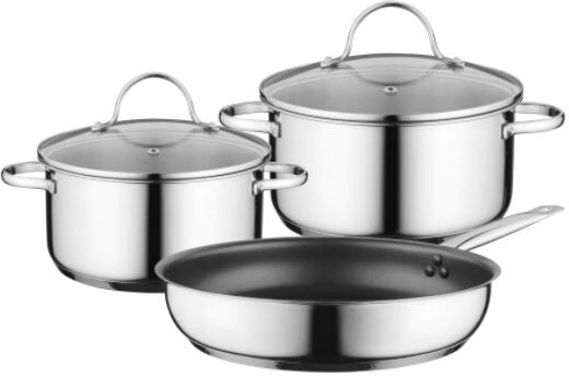 Neff Z943SE0 Three Piece Induction Pan Set - Stainless steel