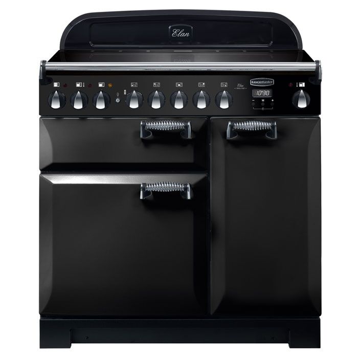 Rangemaster ELA90EIBL ELAN Deluxe 90cm Induction Range Cooker Black