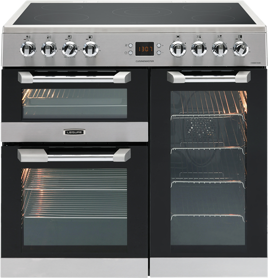 Leisure CS90C530X 90cm Cuisinemaster Electric Range Cooker-Stainless Steel