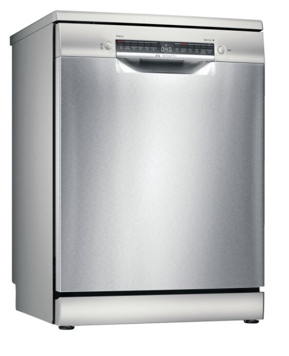 Bosch SMS4HAI40G 60cm Freestanding Dishwasher Silver Inox