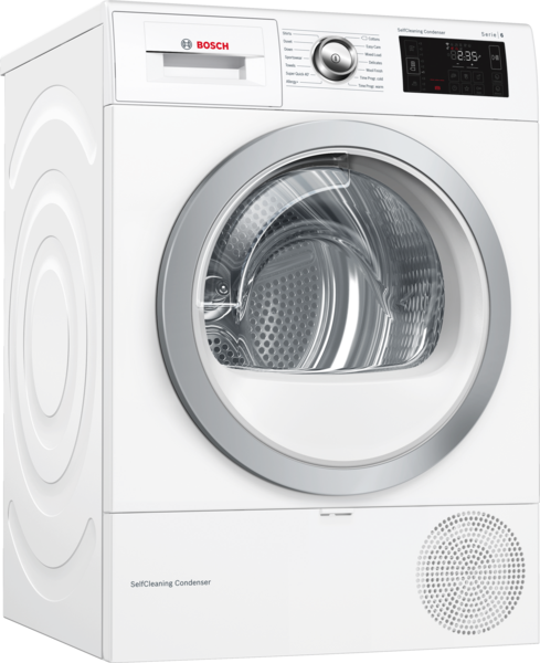 Bosch WTWH7660GB 9Kg Heat Pump Dryer with Self Cleaning Condenser