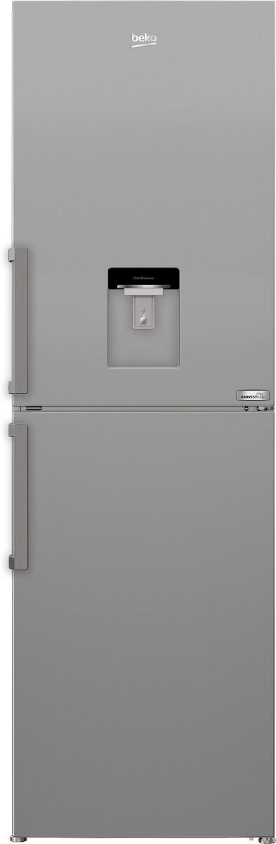 Beko CFP3691DVS Freestanding Frost Free Combi Fridge Freezer With Harvestfresh™  - Silver