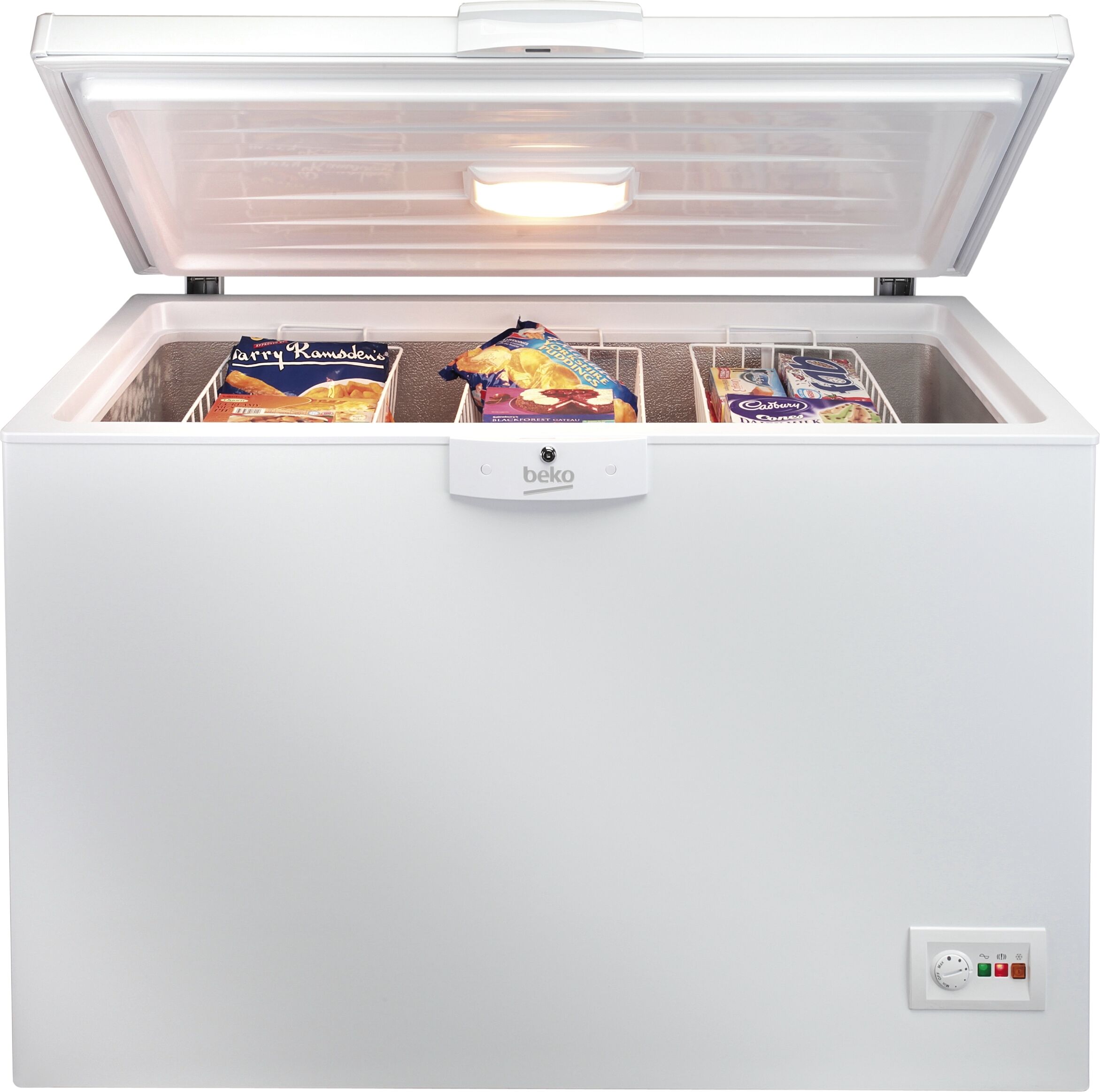 Beko CF1300APW Freestanding Large Chest Freezer-White