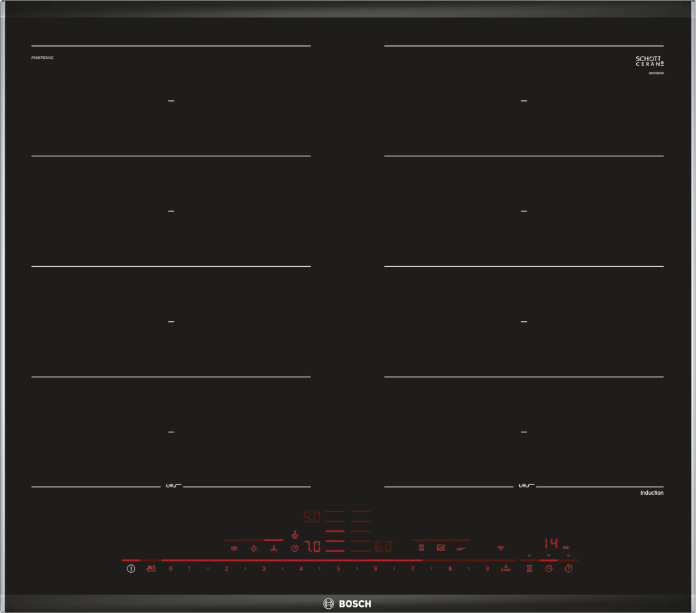 Bosch PXX675DV1E Serie   8 60cm Induction Hob-Black