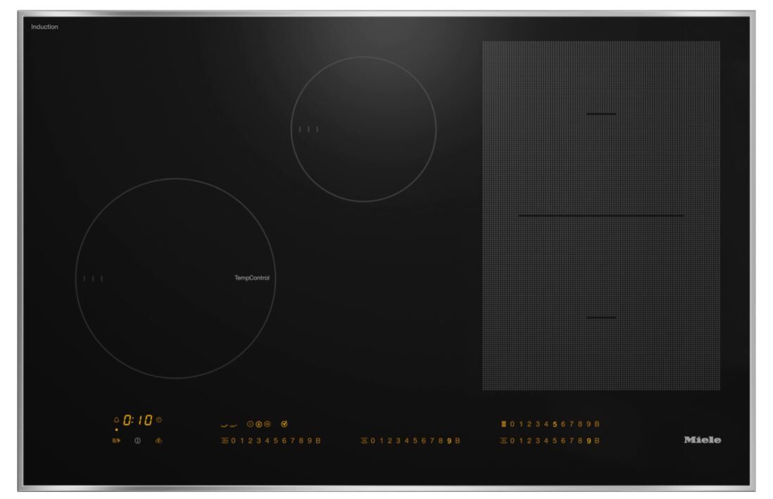 Miele KM7679FR 4 zone Induction Hob With Onset Controls With Temp Control