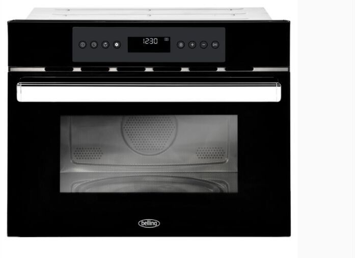 Belling BI45COMWBLK 45cm Integrated Microwave With 38L Gross Capacity - Black