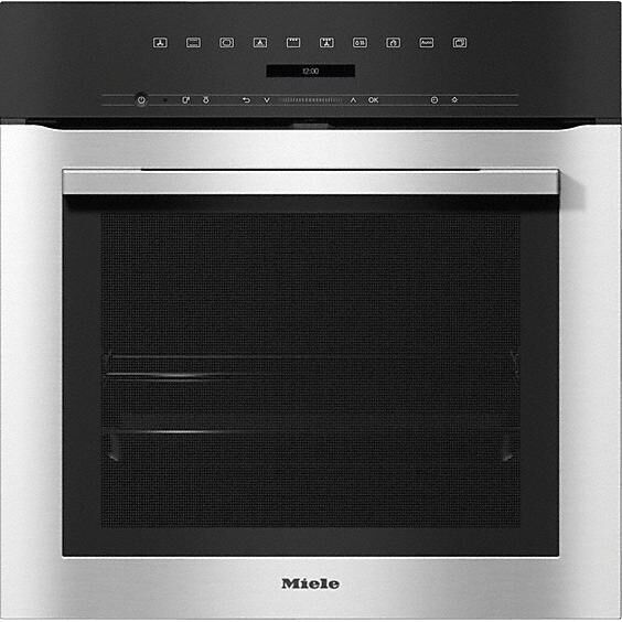 Miele H7164BP Built-In Single Oven-Clean Steel