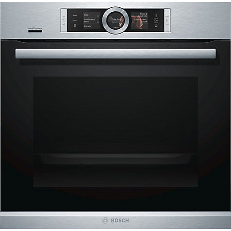 Bosch HRG6769S6B Built-In Single Oven, Brushed Steel