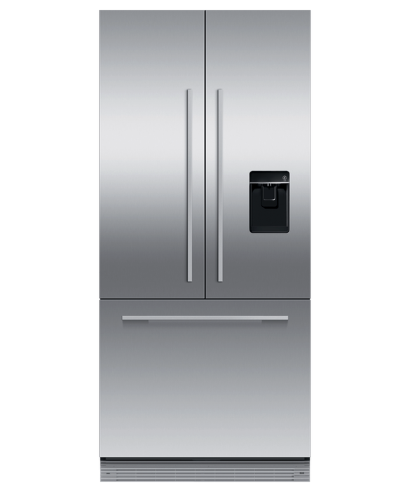 Fisher & Paykel RS80AU2 Integrated French Door Refrigerator Freezer - Ice & Water